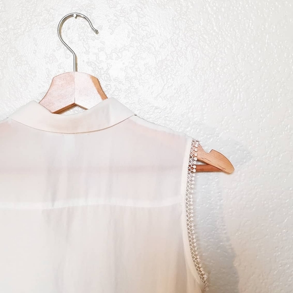 Ivory Button-Down Blouse - Picture 2 of 5